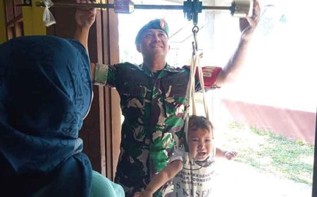 Babinsa Ikut Serta Dalam Pendampingan Stunting Di Wilayah Binaan