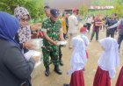 Batitud  Koramil 12 /Sigaluh menghadiri Acara  Ceremonial Pembagian Makan Bergizi Gratis Di SD Negeri 1  Bojanegara