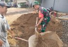 Babinsa Koramil 12 Sigaluh Awasi Pembangunan KDKMP di Kelurahan Kalibenda
